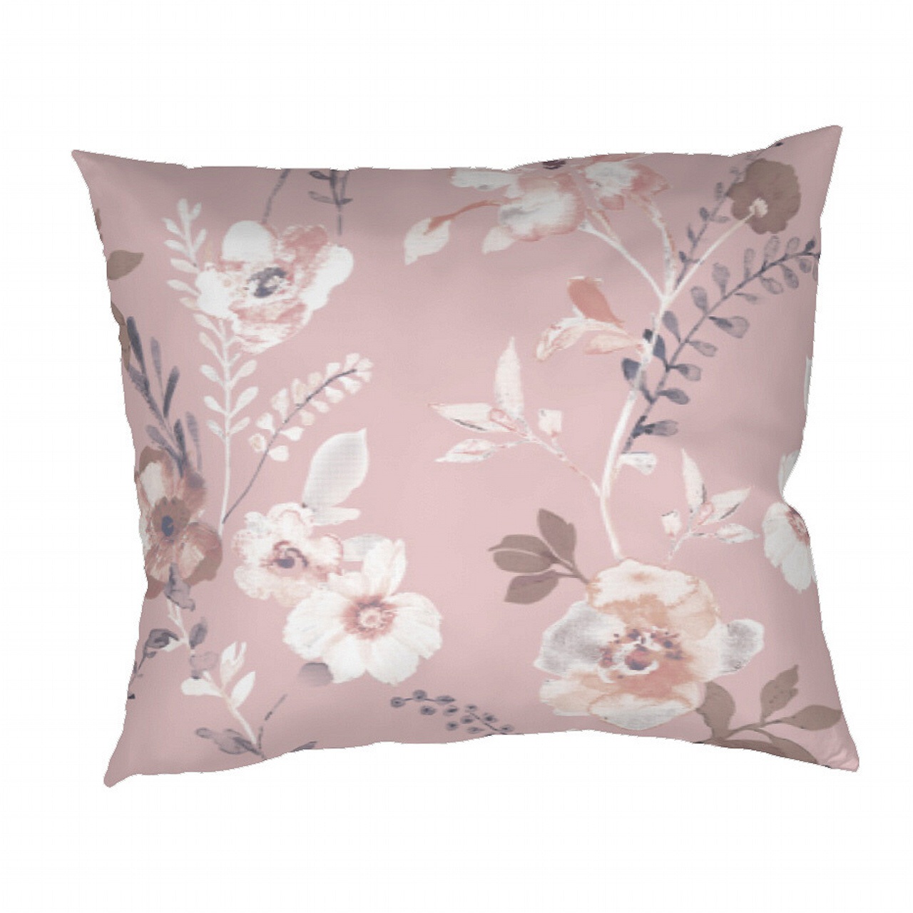 Povlak krep Kvítí na pudrovém - 40/40
