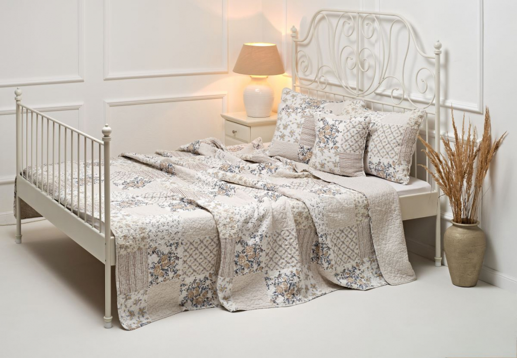 Oboustranný prošívaný přehoz DELUXE PATCHWORK ALLURE - 140/200 cm