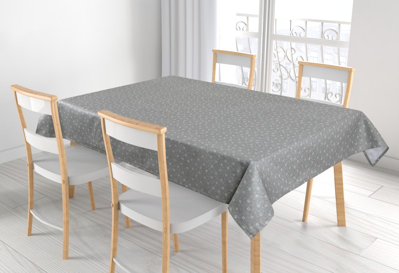 Ubrus Adéla - pnoucí kvítek šedá