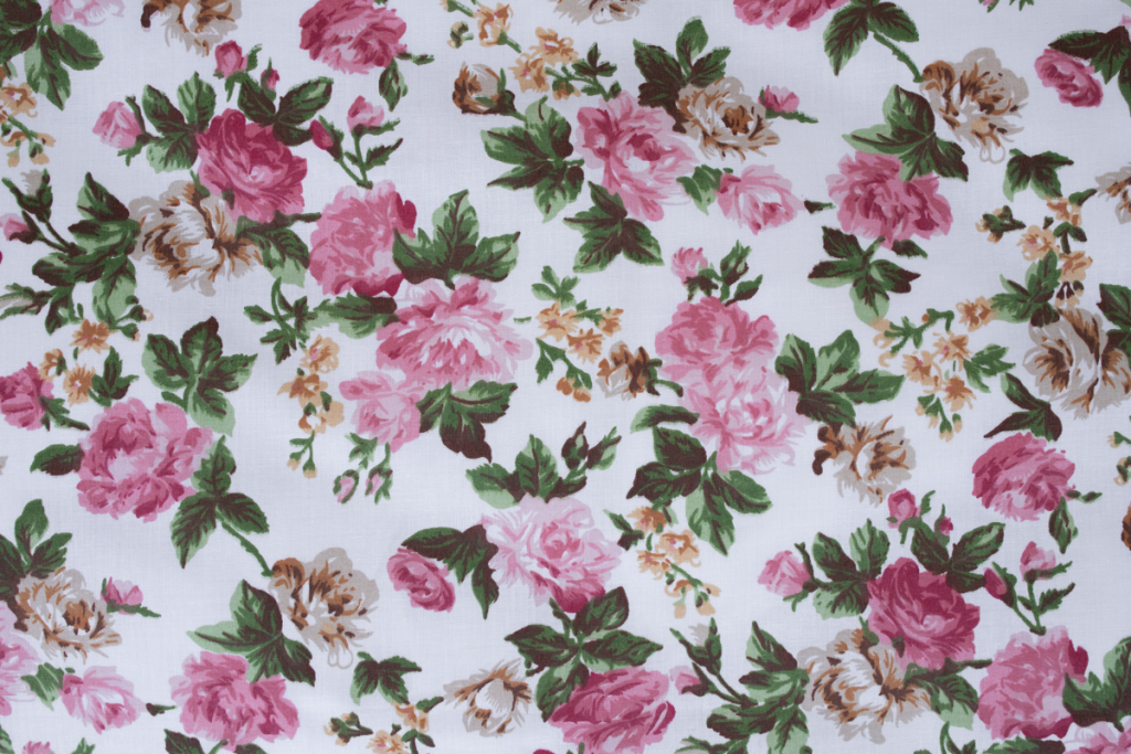 Povlak bavlna kanýr Renforcé RŮŽE RUSTIKÁL - 40/40