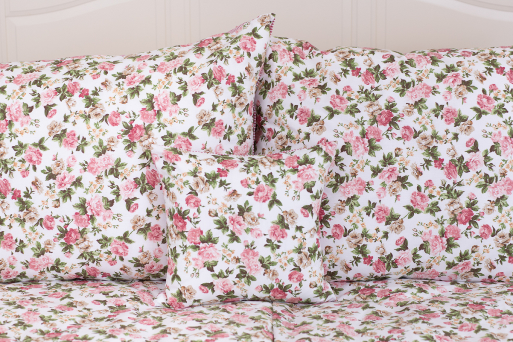Bavlněné povlečení Renforcé RŮŽE RUSTIKÁL - 200/200 + 2ks 70/90