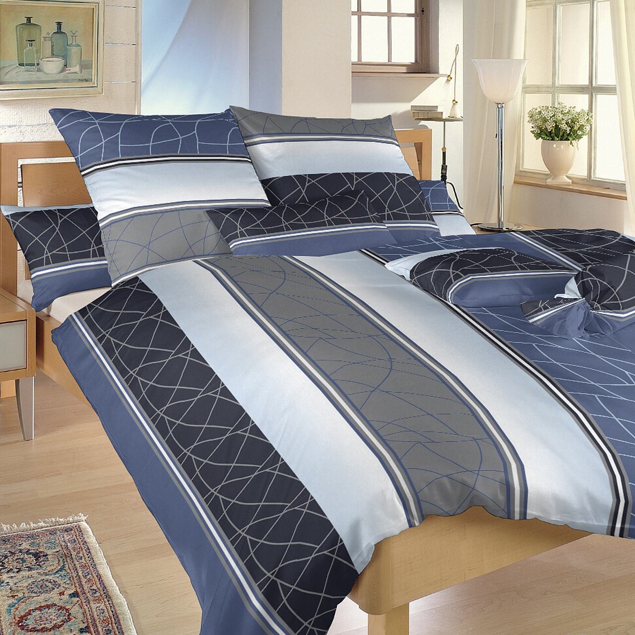 Povlečení bavlna Bruno modrý - 140/200 + 70/90