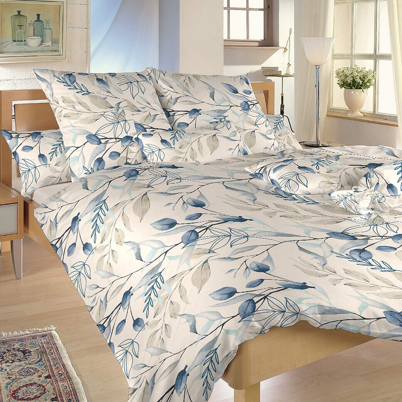 Povlečení bavlna Milaya banán - 140/200 + 70/90