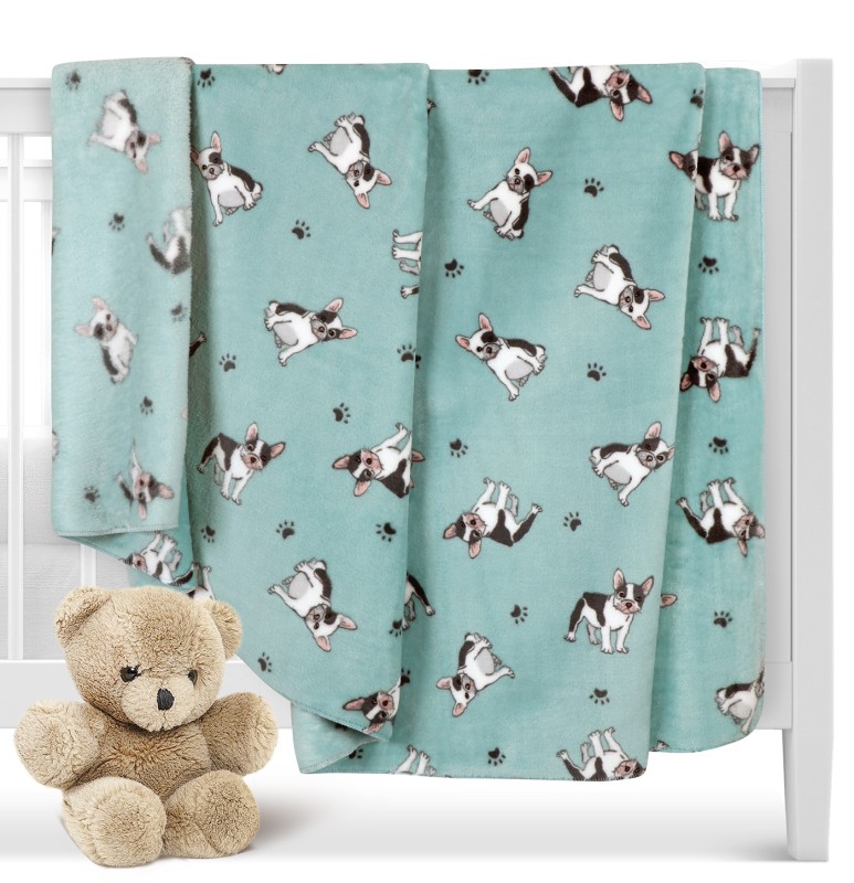 Dětská deka Ella 100x150 cm - Buldoček