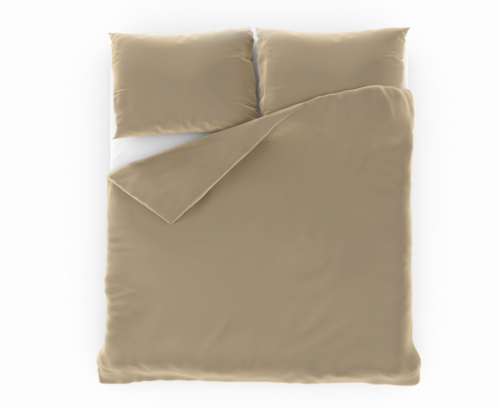 Saténové povlečení LUXURY COLLECTION  béžové - 240/220, 2ks 70/90
