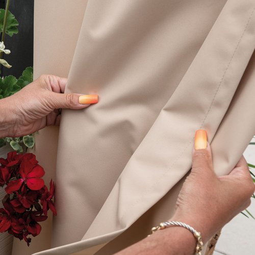 Voděodolný venkovní závěs Moana - béžový