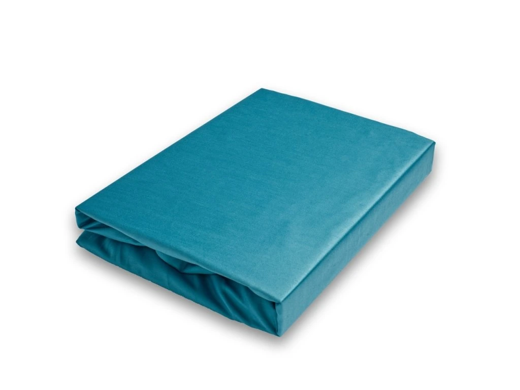 Saténové prostěradlo EXCLUSIVE petrolejové- 180/200/28 cm