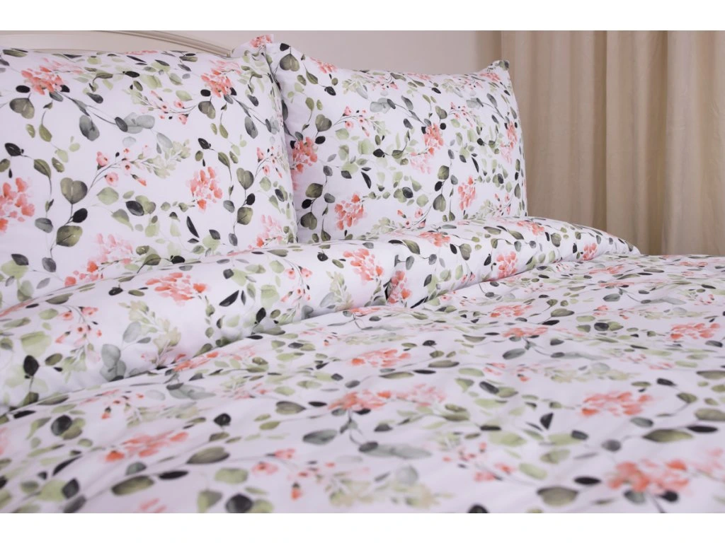 Bavlněné povlečení EUKALYPTUS 140x200, 70x90 cm