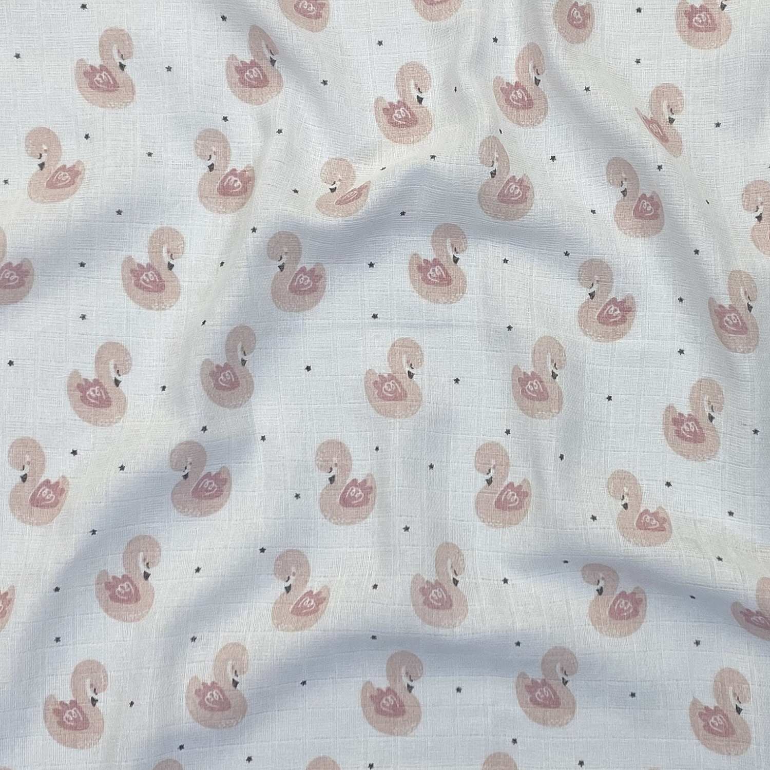 Tetra osuška 90x100 cm Labuť růžová - 1ks