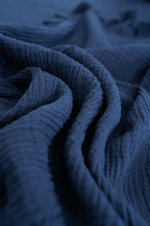 Mušelín metráž NAVY