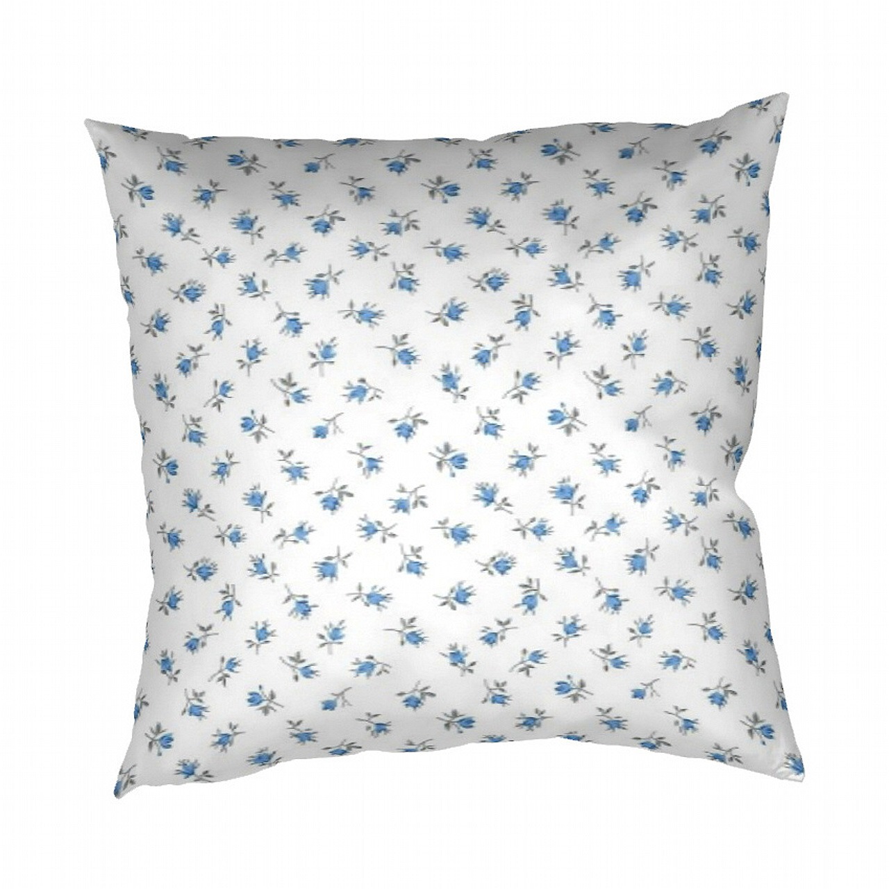 Povlak krep MALÉ RŮŽE modré - 50x70cm