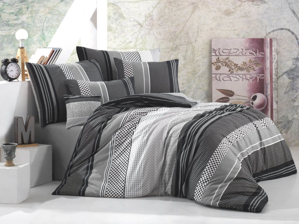 Povlak bavlna SORENTO black - 50/70