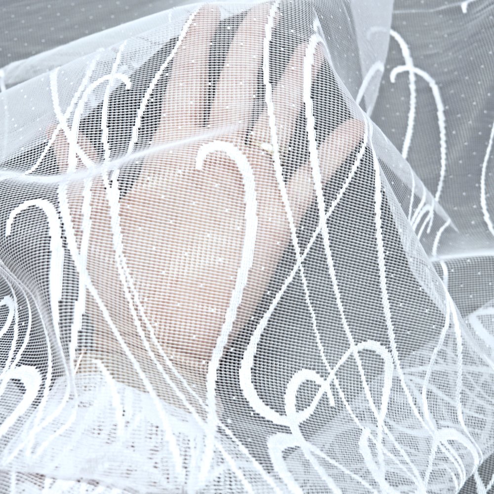 Záclona žakárová metráž NAMI - výška 170cm