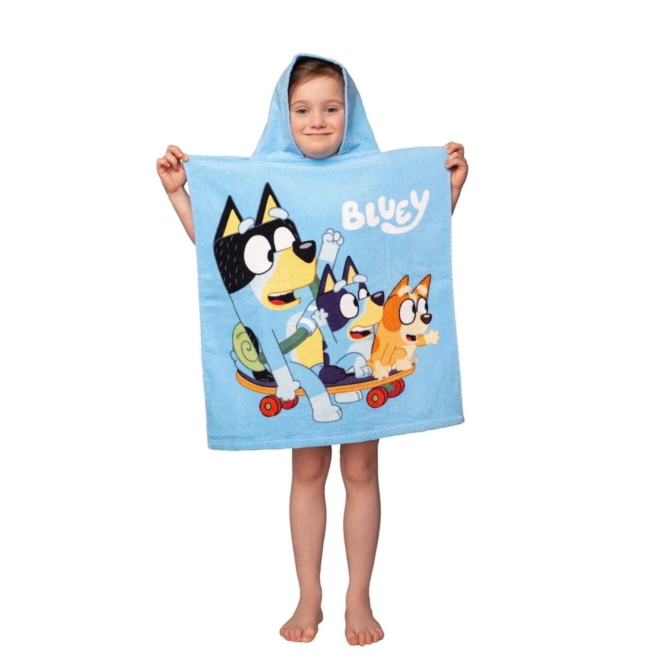 Plážová osuška pončo Bluey Skate 50x115cm