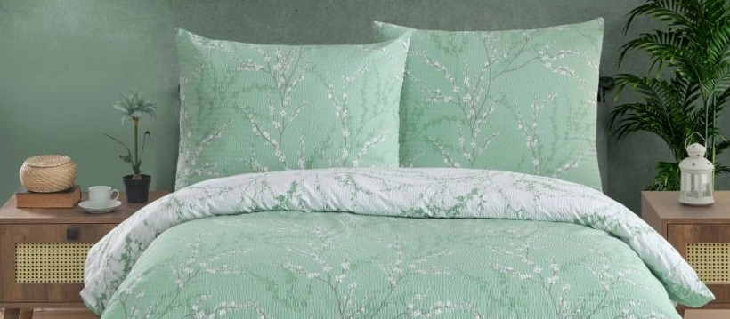 Oboustranné povlečení krep ASPEN TREE - 220x200 + 2ks 70x90