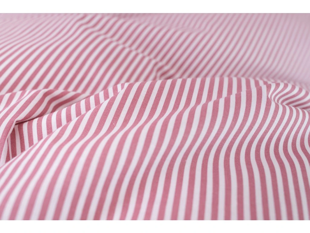 Přehoz, letní deka RŮŽE RUSTIKÁL/PRUH RŮŽOVÝ - 240/200 cm