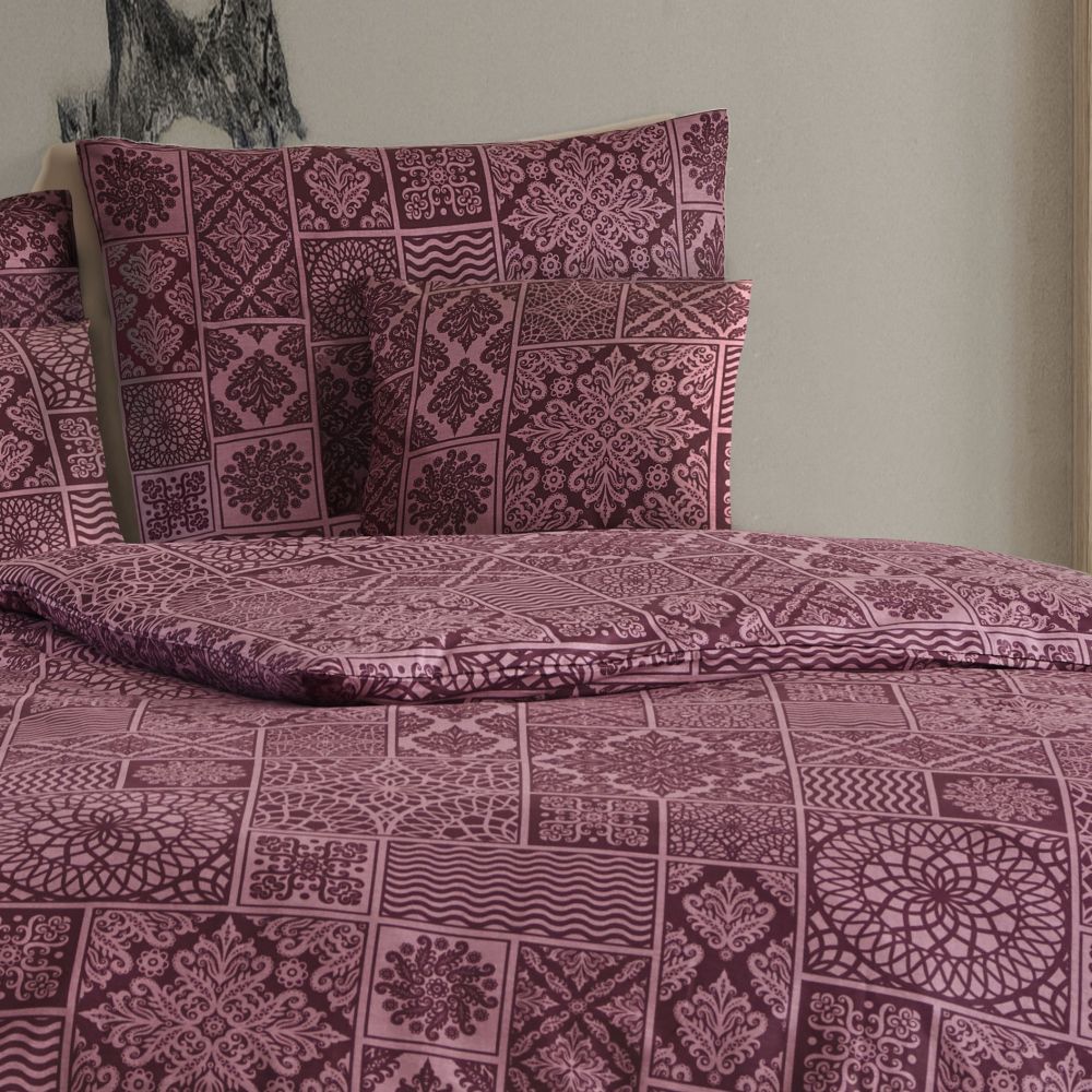 Bavlněný povlak TOKYO vínové - 40x40 cm