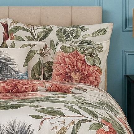 Saténové povlečení KOLIBŘÍK 200x200, 2ks 70x90 cm