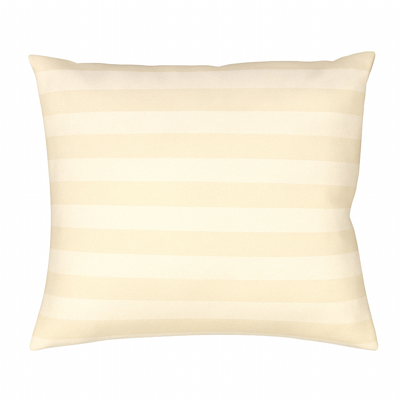 Povlečení damašek atlas grádl 140x200, 70x90 cm - PROUŽEK 2cm smetanový