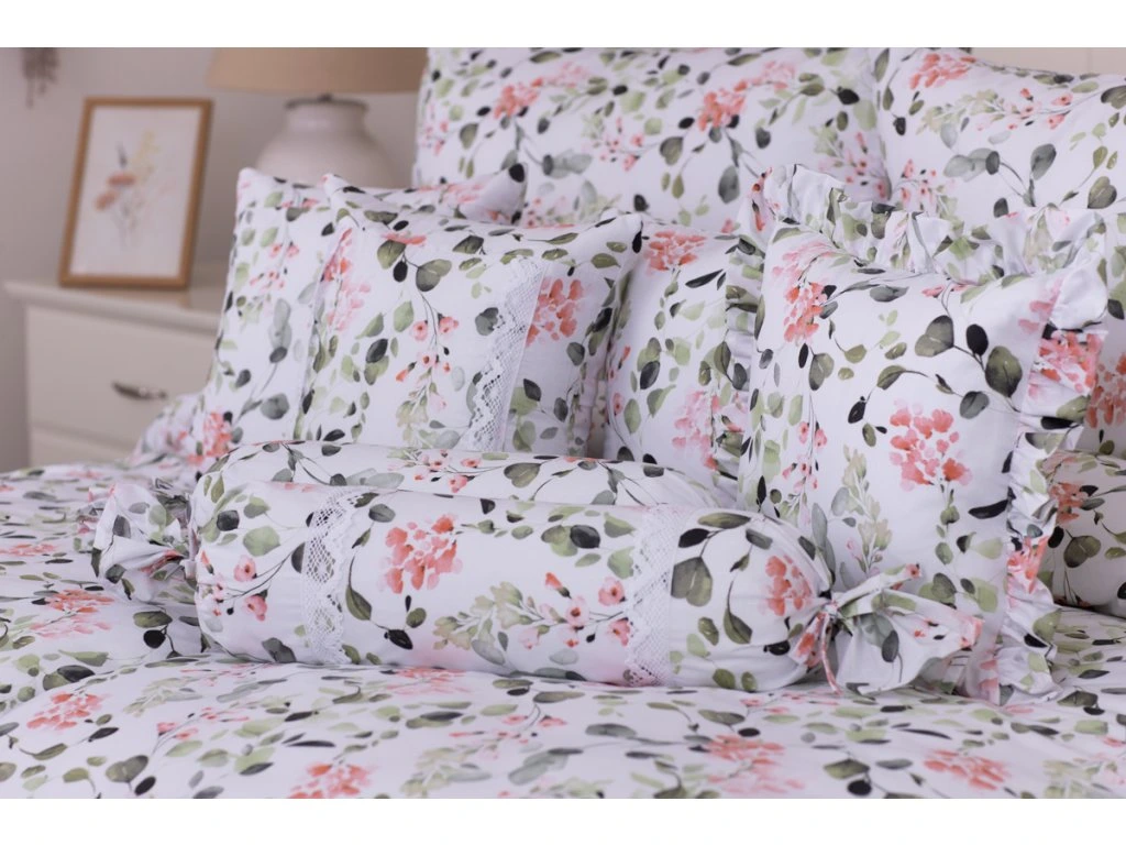 Povlak bavlna prošitý EUKALYPTUS - 40x40 cm