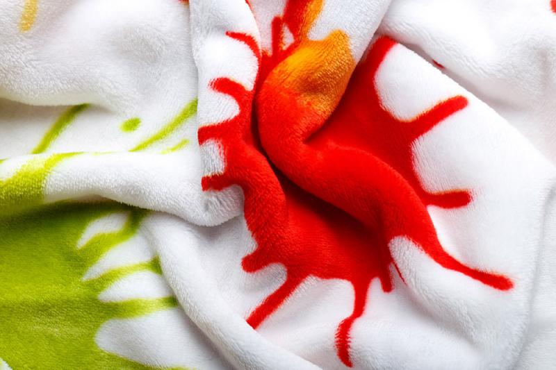 Povlečení mikroflanel AKVAREL - 70x90 + 140x200 cm