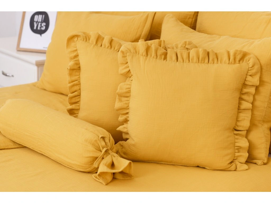 Mušelínový povlak kanýr HOŘČICOVÝ - 40/40