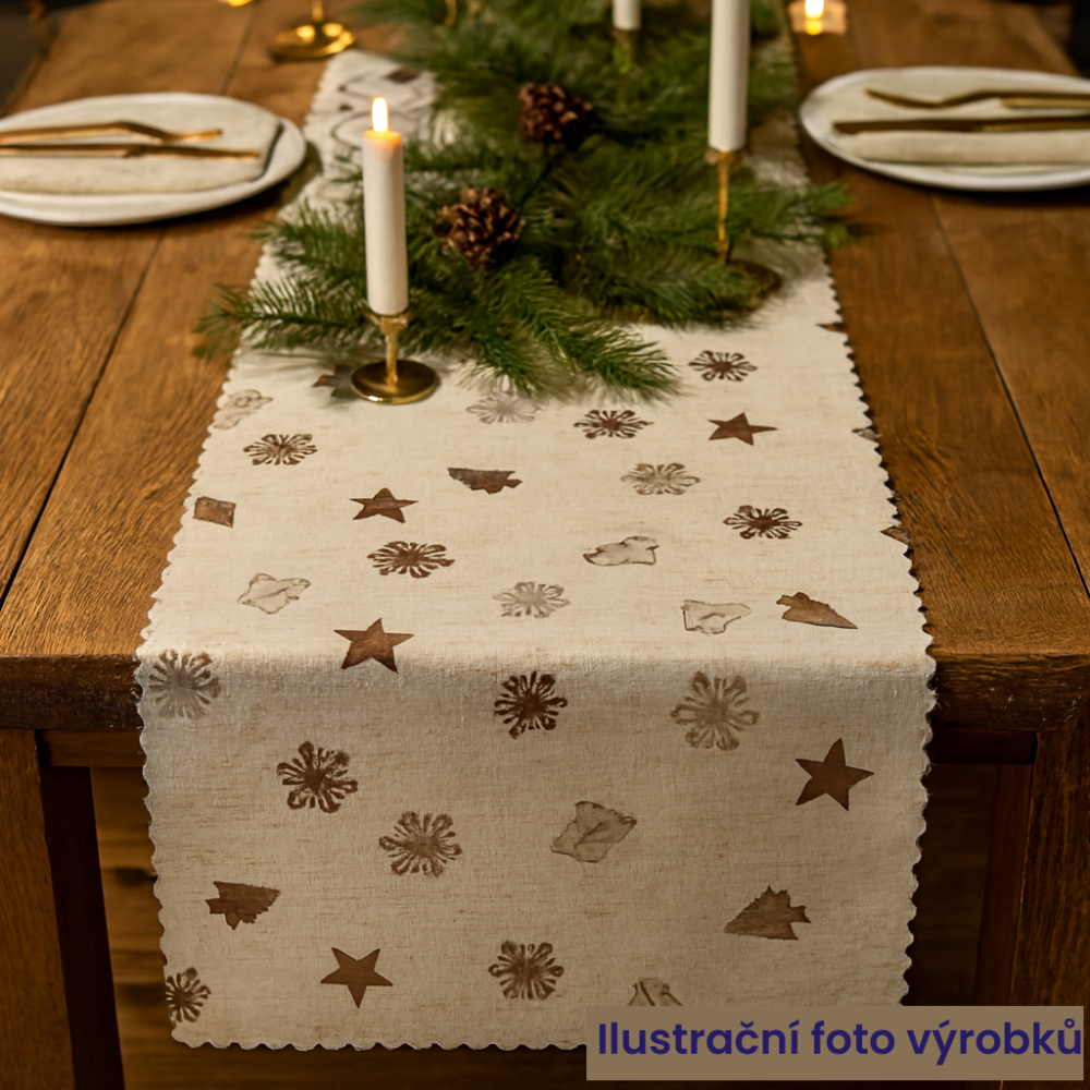 Vánoční běhoun LINO 40x140 cm