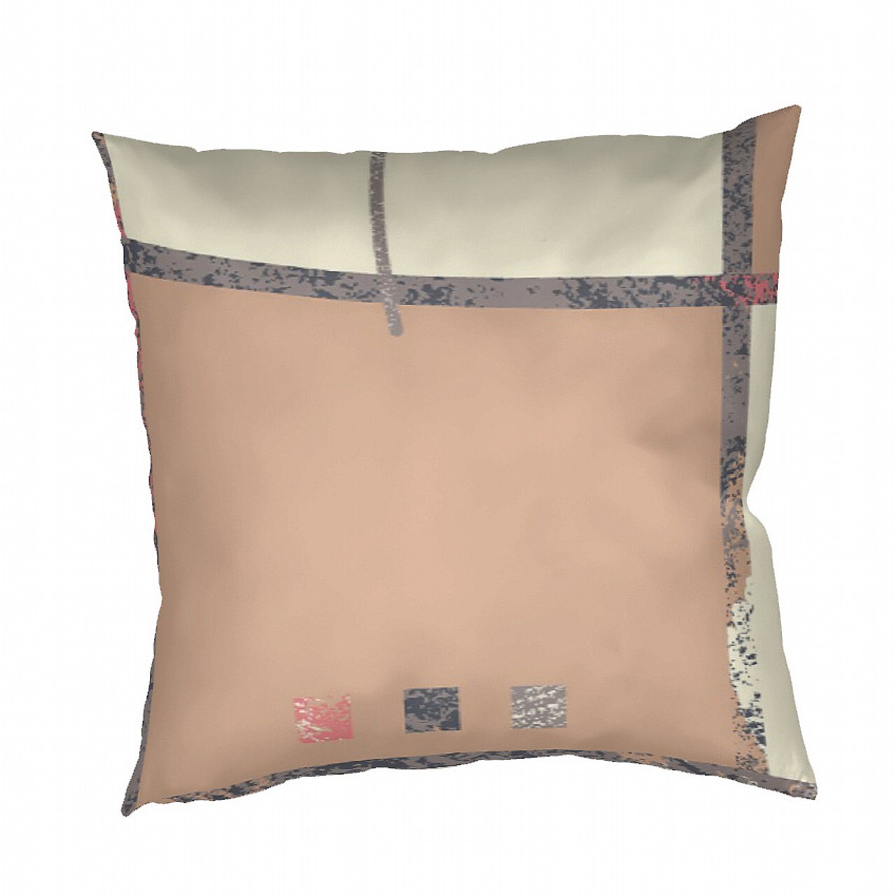 Povlak bavlna TULIPÁN světle hnědý 40x40 cm