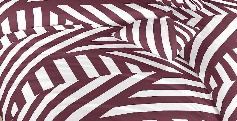 Metráž bavlna ZEBRA bordó