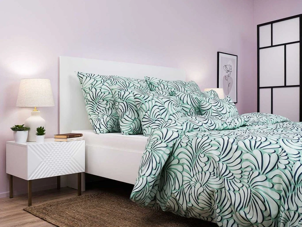 Povlečení bavlna ILUZE 2 mentol