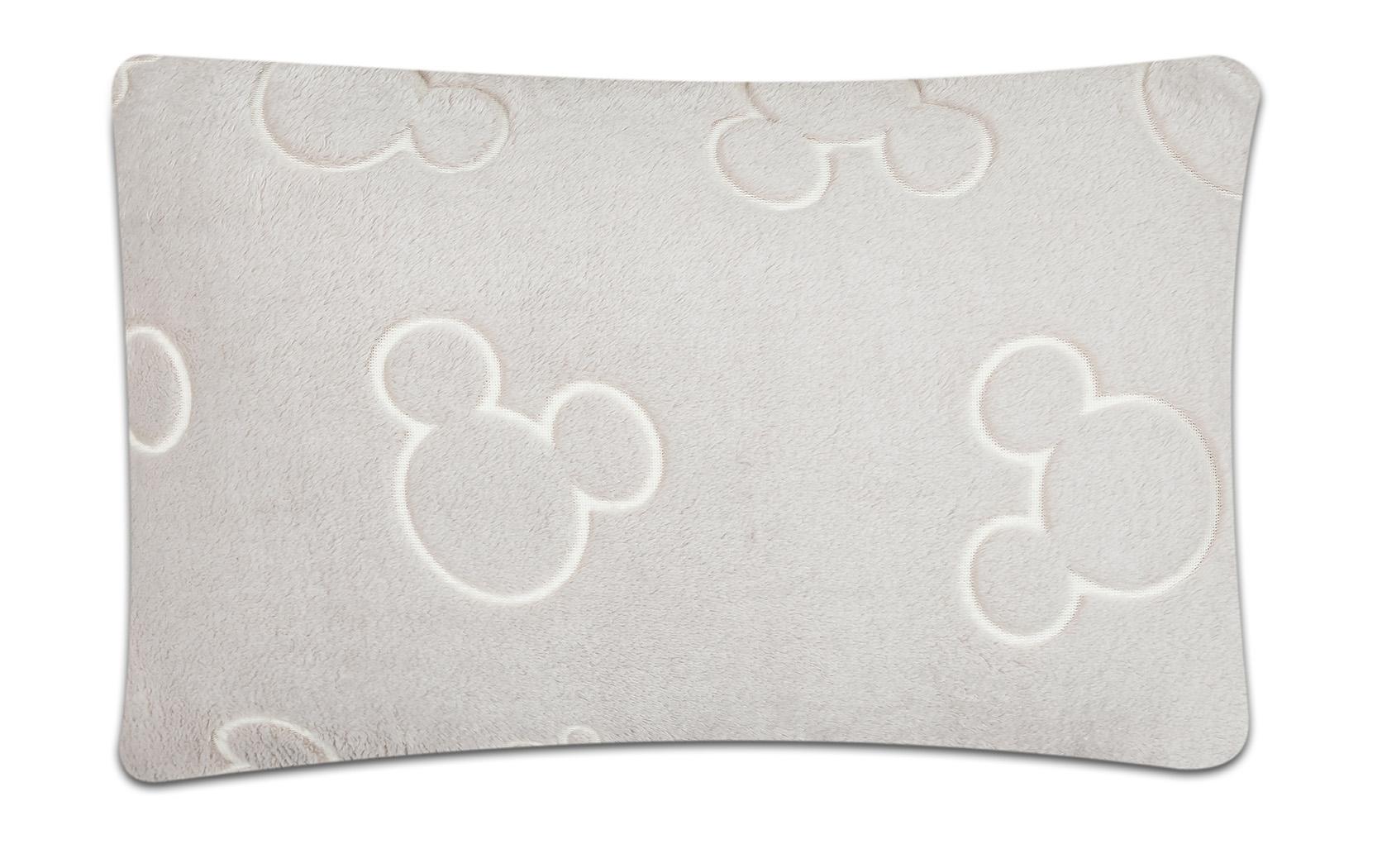 Povlečení mikroflanel do postýlky MICKEY MOUSE šedé - 90 x 135, 40 x 60 cm