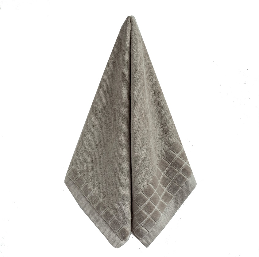 Froté osuška LARI béžovo-šedá