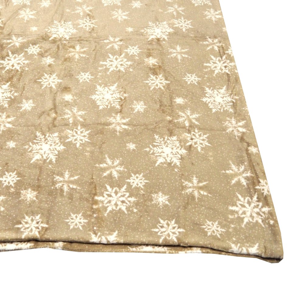 Povlečení mikroflanel SNĚHOVÉ VLOČKY - 140/200 + 70/90 cm