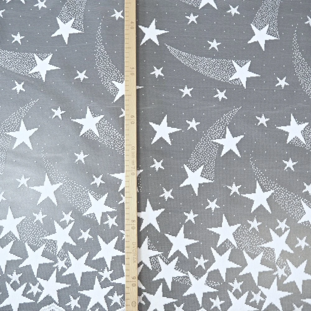 Kusová žakárová záclona VÁNOČNÍ KOMETA