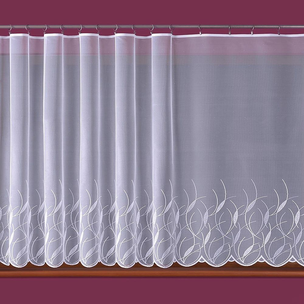 Vitrážová kusová záclona žakár MABEL 50x150 cm