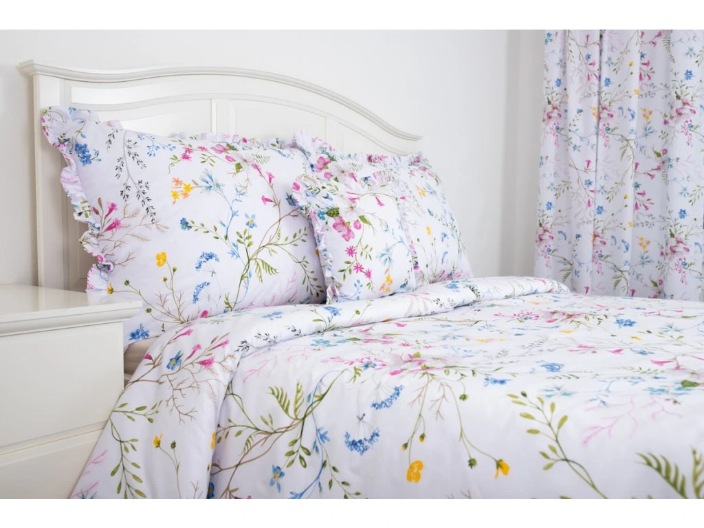 Bavlněné povlečení LOUKA s kanýrem 140×200 + 70×90 cm