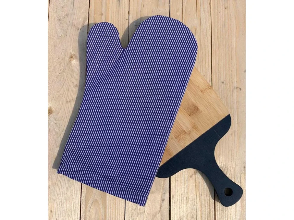 Kuchyňský grilovací set - zástěra a chňapka Denim