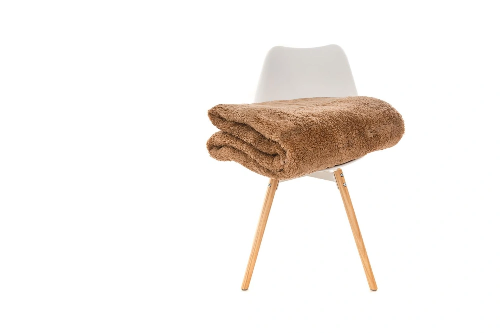 Deka OVEČKA® lemovaná stuhou 150/200 cm - Čokoládová