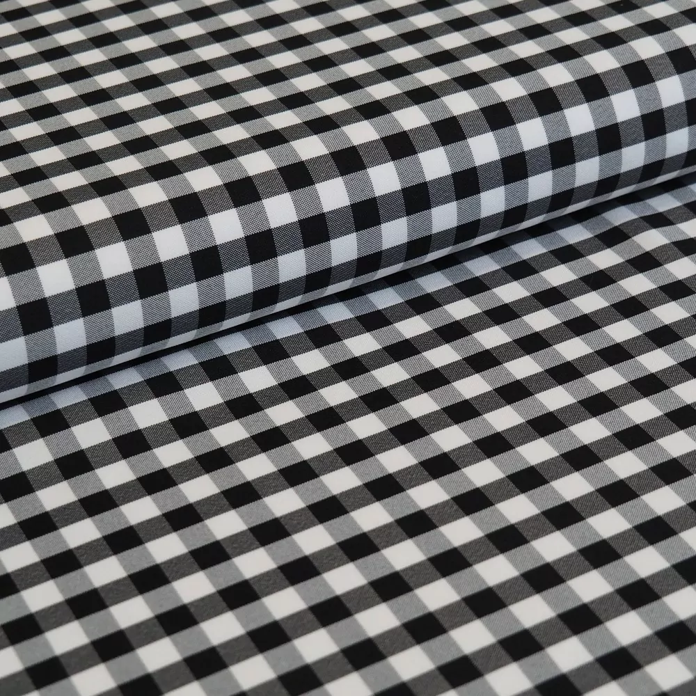 Teflonová látka Kanafas - černý