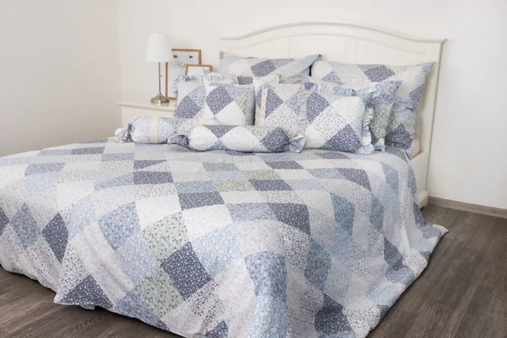 Bavlněné povlečení POMNĚNKOVÝ PATCHWORK - 140/200 + 70/90