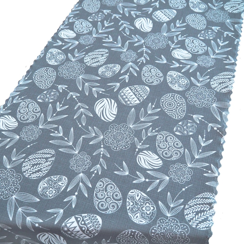 Velikonoční běhoun v metráži Vejce - šedé