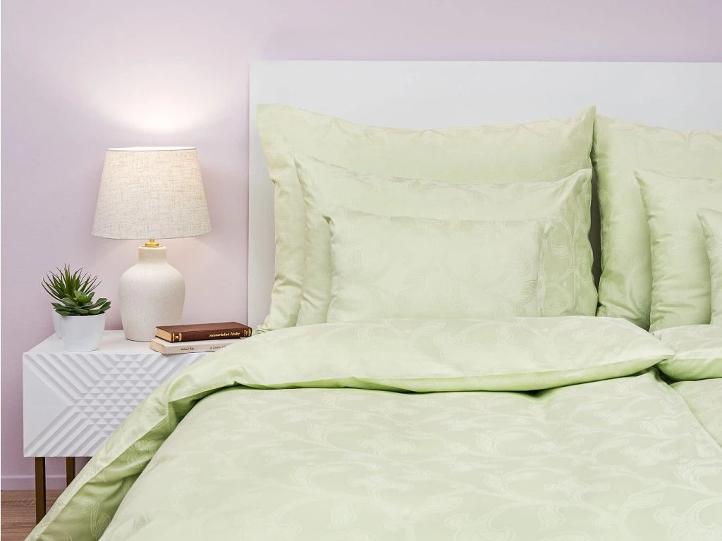 Povlečení damašek Rokoko zelené - 140/240 + 70/90