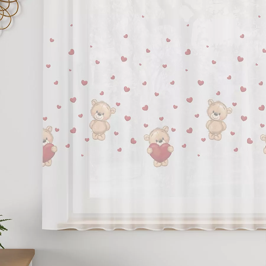 Dětský voál Medvídek - výška 157cm