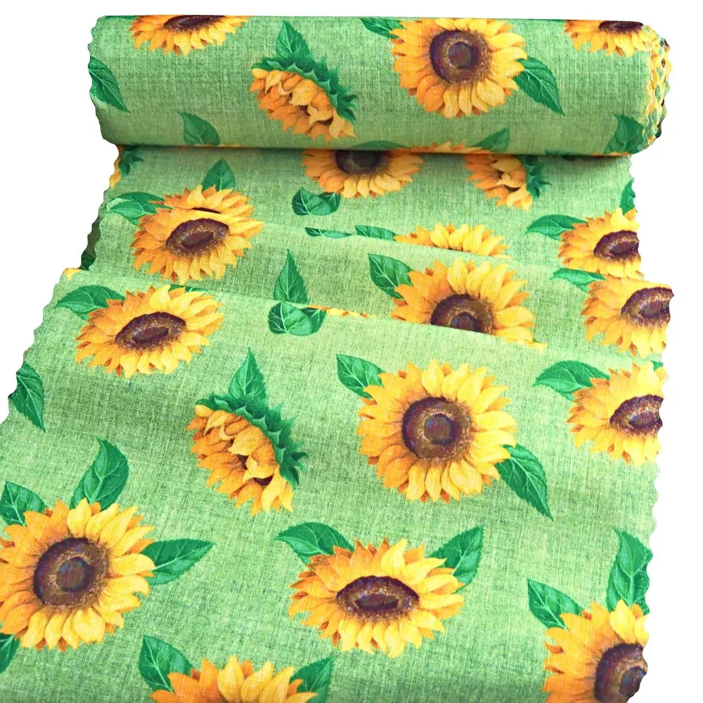 Ubrusová šála teflon v metráži - Slunečnice