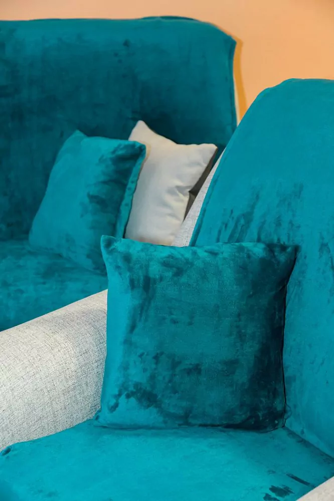 Přehoz na sedací soupravu mikrovlákno SLEEP WELL® - PETROLEJ