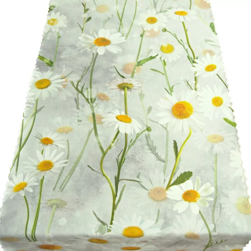 Ubrusy a běhouny SOFT 420354-103 - Kopretiny šedé