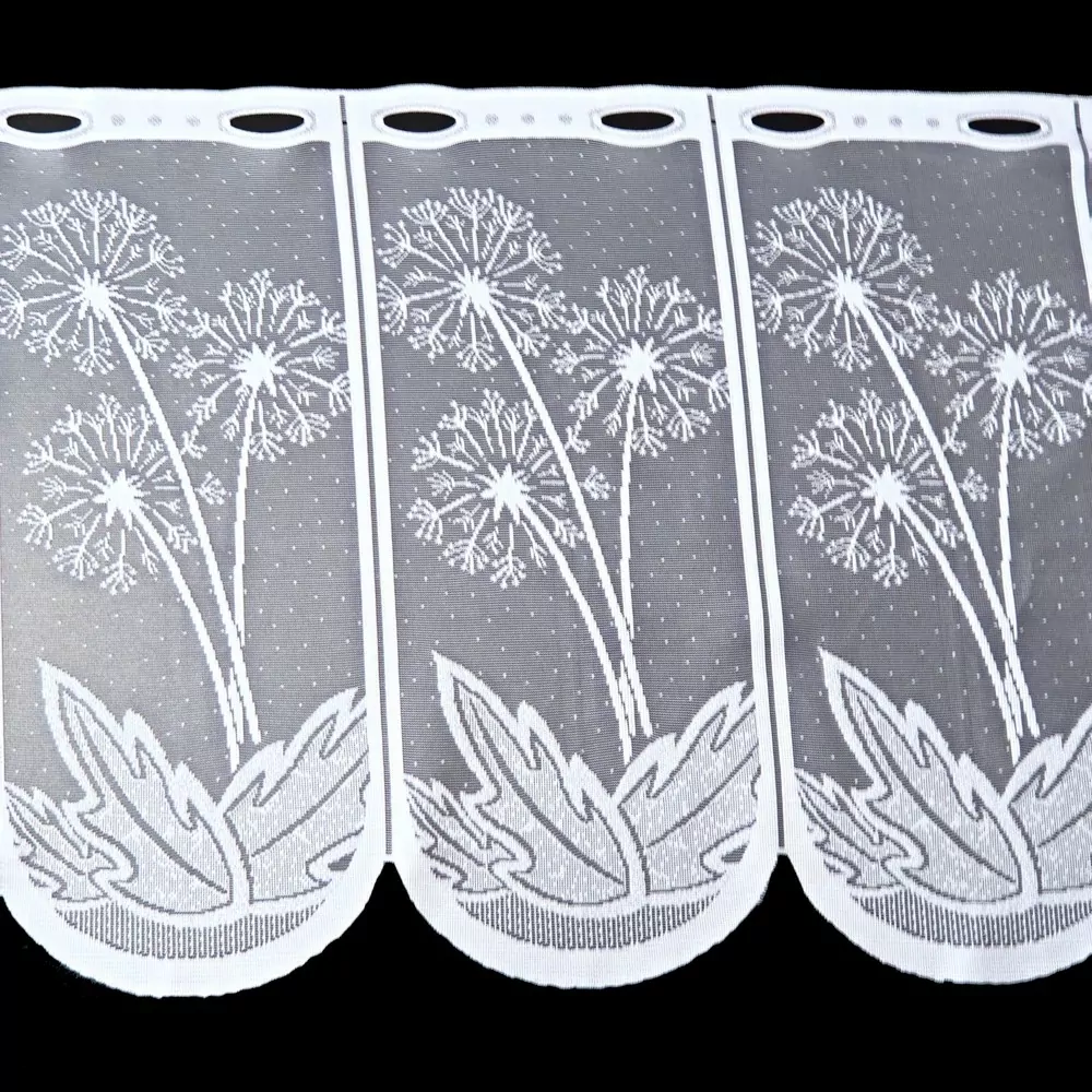 Vitrážová záclona Pampeliška