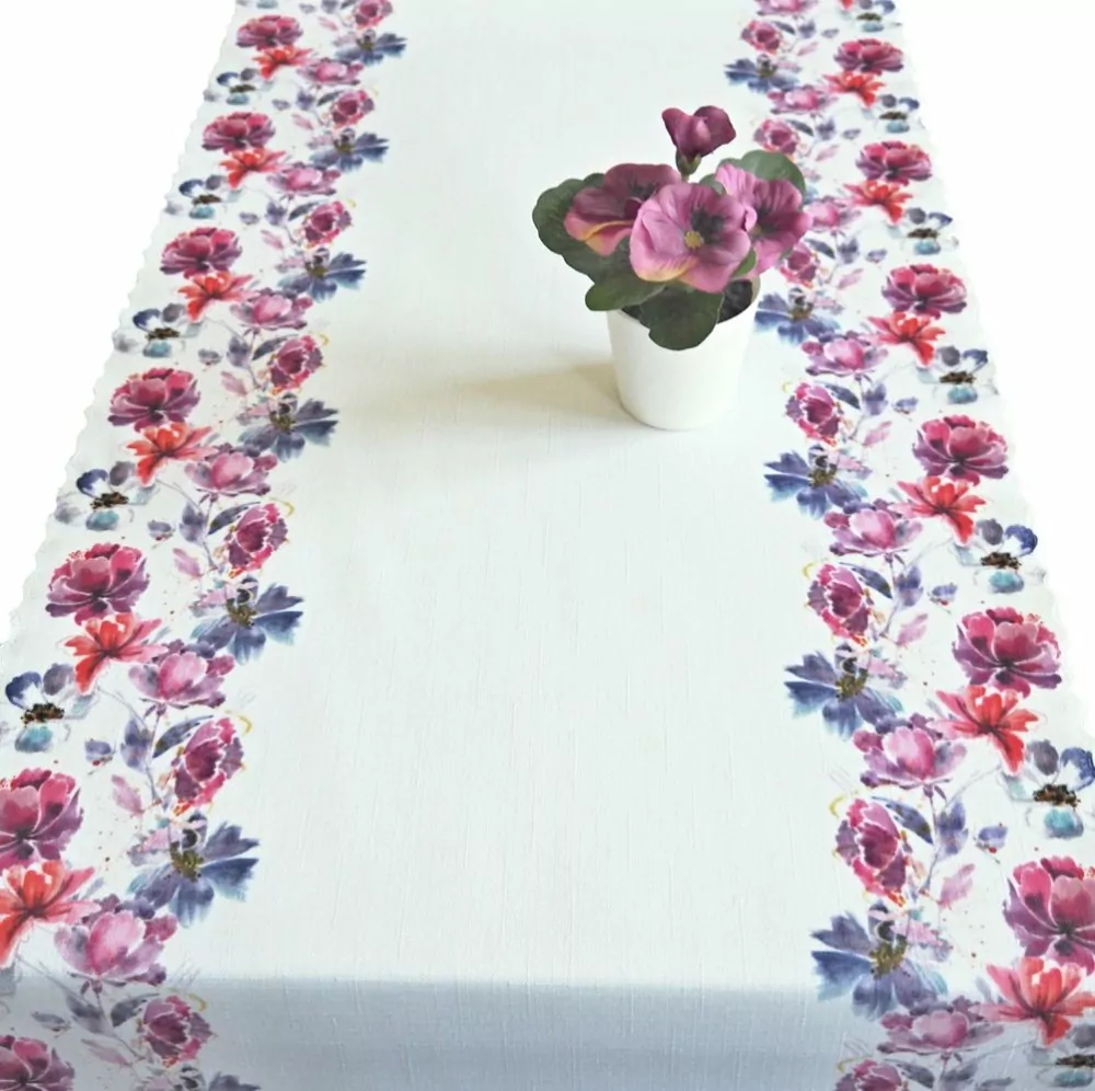 Ubrusová šála teflon v metráži - Paloma bílá