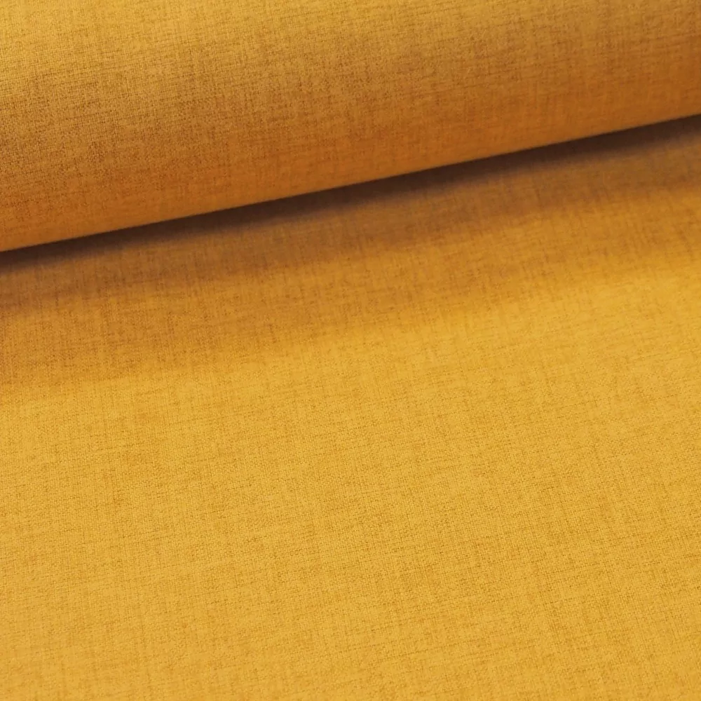 Dekorační látka Blackout West - hořčicová