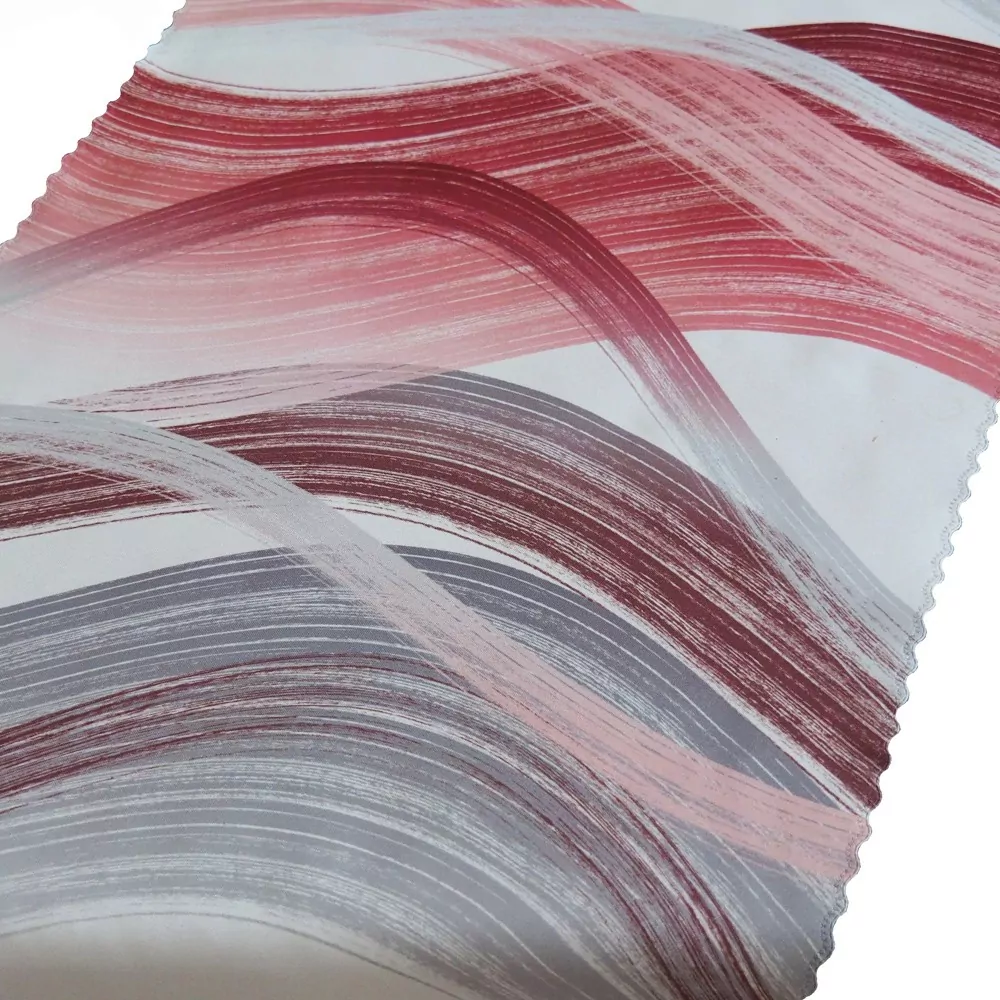 Ubrusové šály SOFT 391102-118 - Vlny červené